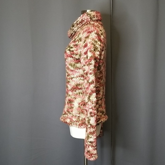 Vintage 90s Maurices Wool Chunky Knit Sweater LG - Picture 3 of 6